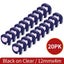10/20pk 91330 LT Label Tape 12mm Compatible For Dymo Letratag Ribbon 9133 CHK12N Carousel 1