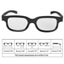 Circular Polarized Passive 3D Stereo Glasses Black For 3D TV Real D IMAX CHK12N Carousel 4