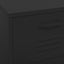 Storage Cabinet Black 42.5x35x101.5 Cm Steel Ttloni Carousel 8
