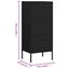Storage Cabinet Black 42.5x35x101.5 Cm Steel Ttloni Carousel 10