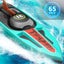 Brushless RC Boats for Adults, 55km/h Fast Remote Control Boat for Lakes Carousel 3