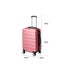 24" Luggage Suitcase Trolley Travel Hard Shell Carousel 3
