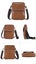 Men's Genuine Leather Crossboday Bag, Satchel TC710 | TOUCHANDCATCH NZ Carousel 3