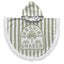 Bambury Kids Sunshine Poncho Hooded Beach Towels|Quick Drying-Sage Carousel 1