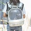 Pet Backpack Carrier Bag Transparent - Creamy white Carousel 5