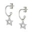 Marianna Lemos Star Hoop Earrings Silver Carousel 1