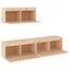 Tv Cabinets 3 Pcs Solid Wood Pine Tobbota Carousel 4