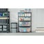 Epoxy 5 Tier Chrome Wire Shelving 1500x450xH1800 Black Refrigerate Carousel 6