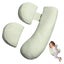 Dual-Use Maternity Body Pillow Side Sleeper Waist Support Sleeping Aid-Green Carousel 3