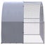 Outdoor Chicken Coop 3x2x2 m Galvanised Steel Tbkpaix Carousel 3