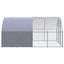 Outdoor Chicken Coop 3x4x2 m Galvanised Steel Tbkpait Carousel 4