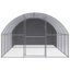 Outdoor Chicken Coop 3x4x2 m Galvanised Steel Tbkpait Carousel 9