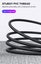 USLION 540 Rotating Magnetic USB / Type C Top Quality Cable 1M BLACK Carousel 10