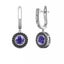 18K White Gold Crystal Jewellery Set "Valentina" (Amethyst) Carousel 7