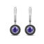 18K White Gold Crystal Jewellery Set "Valentina" (Amethyst) Carousel 8