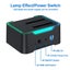 To SATA Dual Bay RGB Lamp Effect Hard Disk 2.5/3.5 Inch Hard Drive Carousel 5