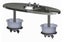 CHICAGO FAUCETS Trim/Cover Plate, Chrme, 6-1/2" L, 2-1/2" W 48TF19 Carousel 1