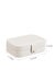 Portable Jewelry Box Organizer Travel PU Leather Ornaments Solid Storage Case Carousel 4