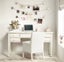 Bone Inlay Desk in White Carousel 2