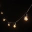 Eglo Outdoor Solar Festoon 10LT LED Kit Fixed String Lights 13m - Black - 270... Carousel 1
