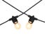 Eglo Outdoor Solar Festoon 10LT LED Kit Fixed String Lights 13m - Black - 270... Carousel 5