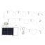 Outdoor Solar Festoon 10LT LED String Light Kit with Multi-Colour Carousel 3