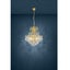 Eglo Fenoullet-1 Brass 5 Light Crystal Pendant Light Carousel 3