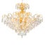 Eglo Fenoullet-1 Brass 9 Light Crystal Pendant Light Carousel 1