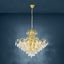 Eglo Fenoullet-1 Brass 9 Light Crystal Pendant Light Carousel 3