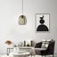 Eglo Lighting Encinitos Small Pendant Light - Black / Gold Carousel 5