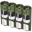 Storacell SlimLine 4 AA Pack Battery Caddy (Military Green) Carousel 3