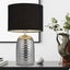 Telbix Lighting Sevia Table Lamp - Silver / Black Carousel 2