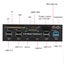 Multi-Function USB 3.0 Hub eSATA SATA Port Internal Card Reader PC Carousel 3