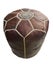 Tall Moroccan Leather TABOURET Pouf Carousel 2