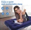 Bestway Inflatable Air Mattress - Quick Inflate, Portable Sleeping Bed Blue S... Carousel 6