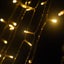 Christmas Tree Decor Solar LED Star String Lights Waterfall Effect-Warm White Carousel 4