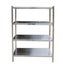 Stainless Steel Shelf unit 4 Levels 150 (L) x 50(W) x 155(H) cm (304) Stainless Carousel 1