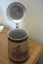 GERMAN POTTERY TANKARD WITH PEWTER LID Carousel 3