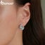 Womens 925 Sterling Silver Retro Iris Ring & Earrings Jewellery Set Fine Jewe... Carousel 7