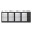 Beer Fridge 700L 4-Door Hinge Carousel 2