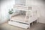 Jupiter Duo, Double Single Bunk Beds - White - Includes 2 x Storage Drawers Carousel 2
