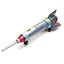 Retro Mechanical Tin Toy Rocket Spaceship Carousel 3