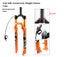 MTB Bike Fork - 29" 28.6mm, Air Suspension, Remote Lock, 10cm travel, Rebound Carousel 3