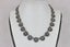 Black onyx Marcasite Silver Necklace Carousel 1