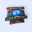Cocktail Arcade Machine,3 sided model, local made. vatical+ horizontal Carousel 11