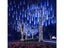 8 Tube 288 LEDs Solar Powered Meteor Light Christmas Decoration Lamp Blue Carousel 5