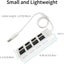 NEW 4-Port USB Hub USB 2.0 Splitter with Individual Switches Carousel 5