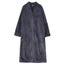 Women's Long-Sleeve Lounge Sleepwear Plush Robe Fall And Winter Bathrobes-Grey Carousel 1