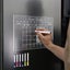 Magnetic Monthly Calendar for Fridge Erasable Acrylic Whiteboard Planner Carousel 7