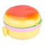 Hod Health & Home 1000Ml Plastic Hamburger Bento Lunch Box Food Double Container Carousel 1